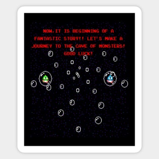 Bubble Bobble Sticker